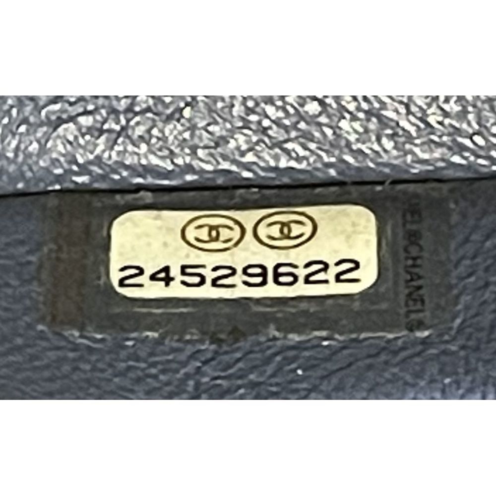 Chanel Classic Double Flap Bag Quilted Caviar Small Blue - Picture 7 of 7